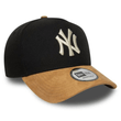 Bone Unissex New Era 9FORTY A-Frame MLB NY Yankees Preto-60759008- -3-